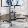 Soporte móvil para TV ONKRON TS1871-G 55-90 pulgadas, grafito