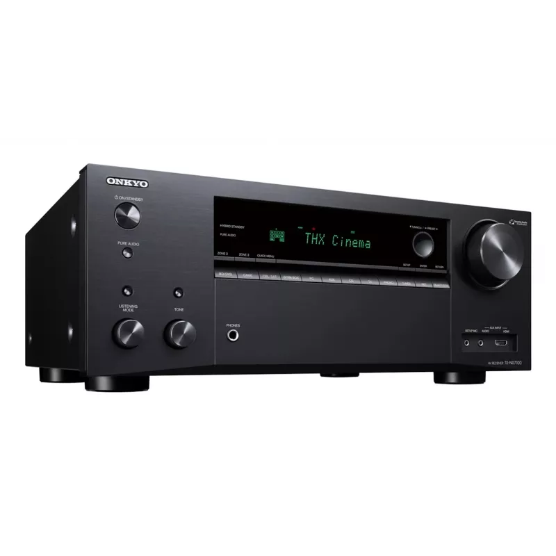 Onkyo TX-NR7100M2 receptor AV de red 9.2 8K THX Wi-Fi Bluetooth Atmos certificado Sonos, negro