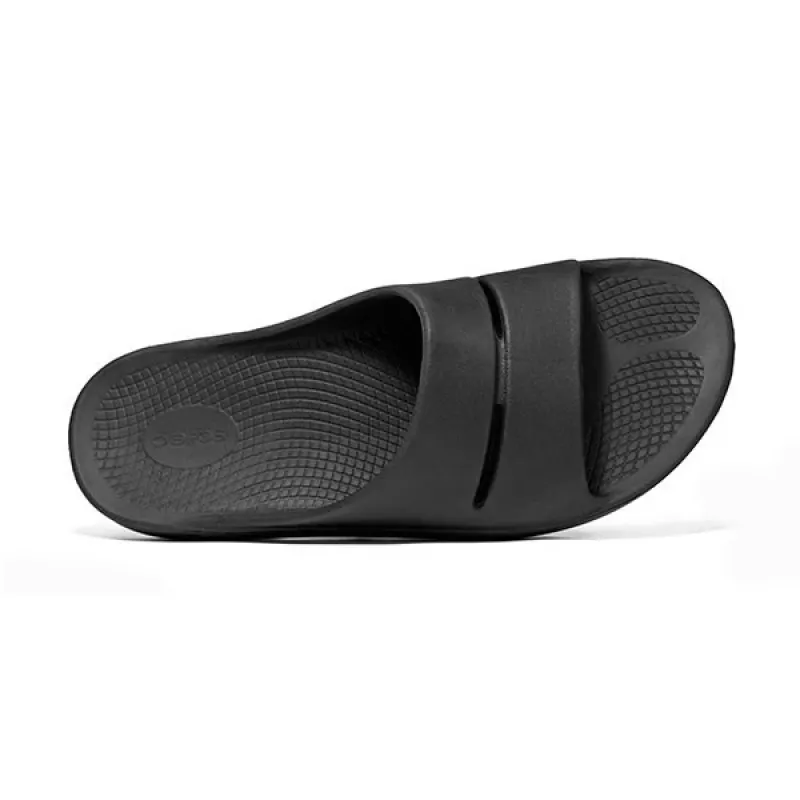 OOFOS OOahh Chancla deslizante - Black/Black - EU 46