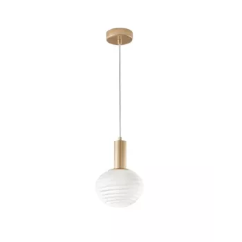 Opalla Lámpara colgante 30W E27 30cm vidrio opal