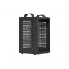 Rack abierto 10 9U 280x300 negro montaje en pared bastidor abierto