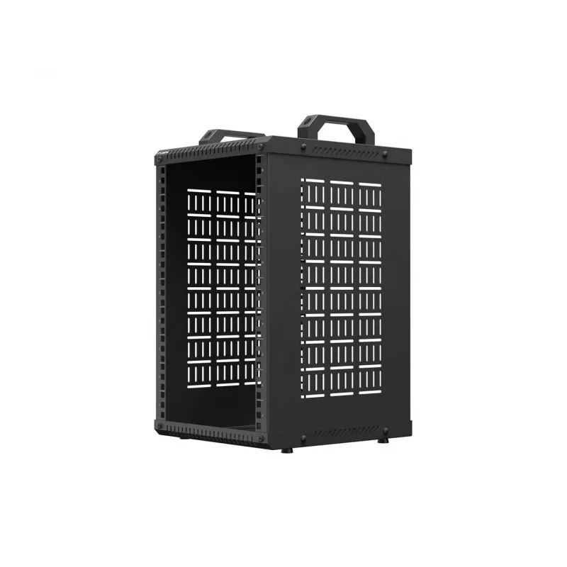 Rack abierto 10 9U 280x300 negro montaje en pared bastidor abierto