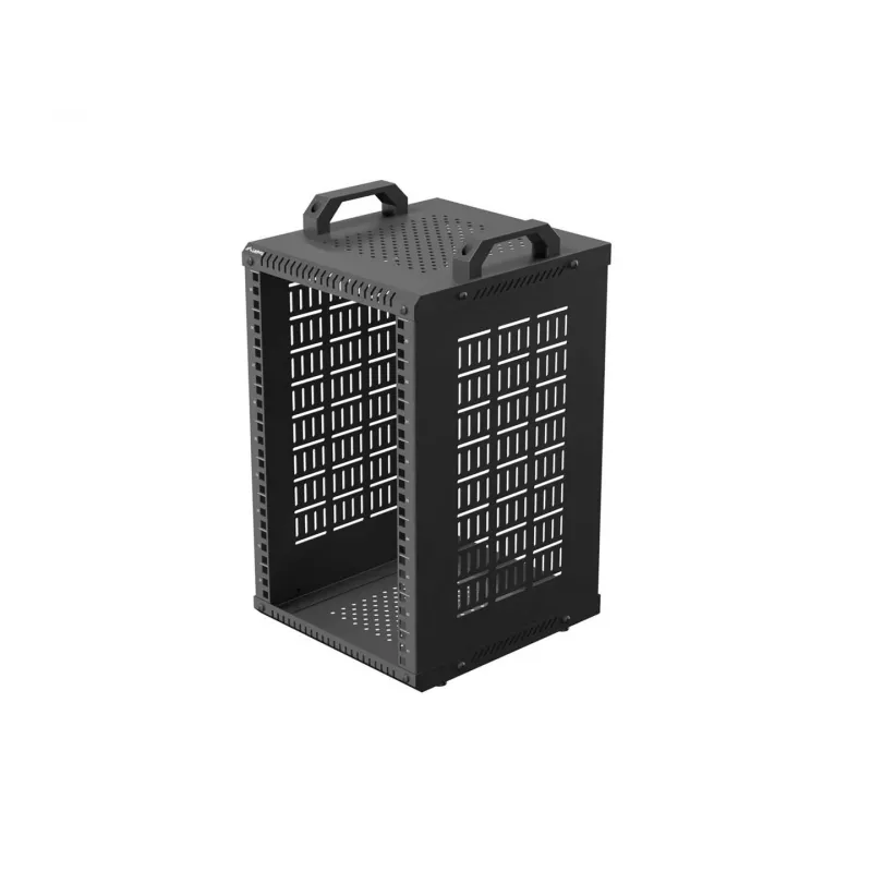Rack abierto 10 9U 280x300 negro montaje en pared bastidor abierto