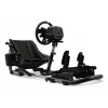 Cockpit de carreras Oplite 104317 NitroKart V2 – Estructura de acero negra para sim racing con asiento de cubo ajustable