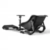 Cockpit de carreras Oplite 104317 NitroKart V2 – Estructura de acero negra para sim racing con asiento de cubo ajustable