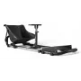 Cockpit de carreras Oplite 104317 NitroKart V2 – Estructura de acero negra para sim racing con asiento de cubo ajustable