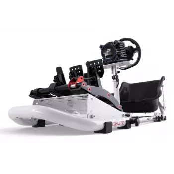 Oplite 104318 Racing Cockpit – chasis de sim racing con soportes ajustables para volante y pedales