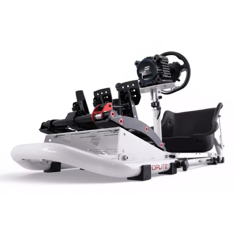 Oplite 104318 Racing Cockpit – chasis de sim racing con soportes ajustables para volante y pedales