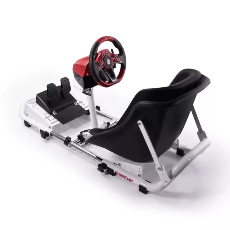 Oplite 104318 Racing Cockpit – chasis de sim racing con soportes ajustables para volante y pedales
