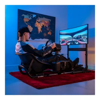Oplite Nitrokart soporte para monitor V2 negro, para simuladores de vuelo/carreras