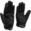 Oplite OP-GLOVE M Guantes de sim racing - Negro - Piel sintética - Poliéster - Silicona - Spandex - 100 mm - 224 mm - 150 g