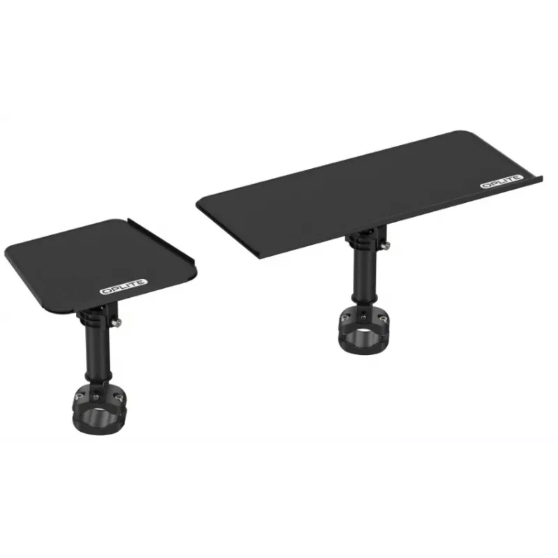 Bandeja para teclado y ratón OPLite R8/S8 Cockpit - acero negro, ajustable, montaje lateral
