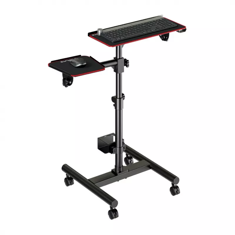 OPLITE soporte universal con ruedas para teclado y ratón – carro móvil para estación de trabajo