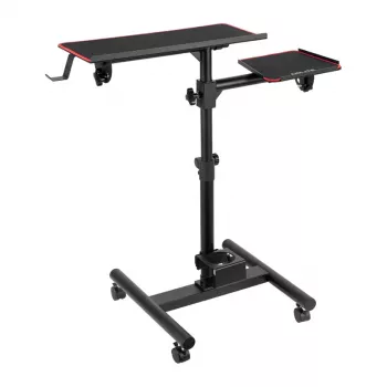 OPLITE Soporte universal con ruedas para teclado y ratón - Carrito estación de trabajo móvil