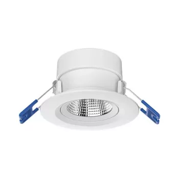 Lámpara empotrable LED OPPLE Chiara 6W 2700K blanco cálido 36° blanca