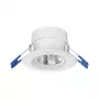 Lámpara empotrable LED OPPLE Chiara 6W 2700K blanco cálido 36° blanca