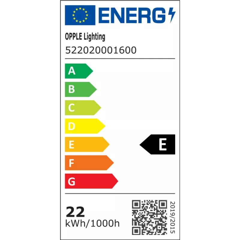 OPPLE LED aplique de pared E2, redondo, 275 mm, 22 W