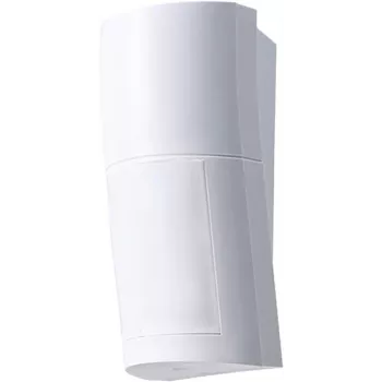 OPTEX QXI-DT-X5 detector exterior con PIR y microondas, inmunidad a mascotas, con antienmascaramiento