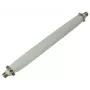 Opticum Cable plano pasamuros para ventana conector hembra F a conector hembra F 25 cm blanco
