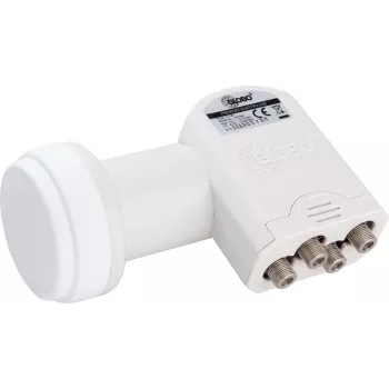 OPTICUM Globo Quattro LNB LRP-04H – 4 salidas, 10,7-12,75 GHz, figura de ruido 0,1 dB