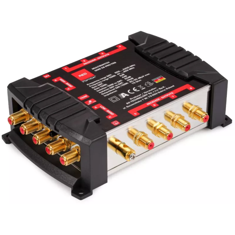 Multiconmutador Opticum OMS 5/8 PRO-TRQ 5 in 8 out (Platinium Line)