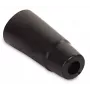 OPTICUM Tapa protectora de goma para conector F, resistente a la intemperie, negra