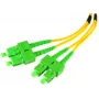 OPTIX Cable de conexión monomodo dúplex SC/APC a SC/APC 1 m LSZH amarillo