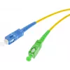 OPTIX Cable de red de fibra óptica monomodo SC/UPC a SC/APC simplex 1 m LSZH amarillo
