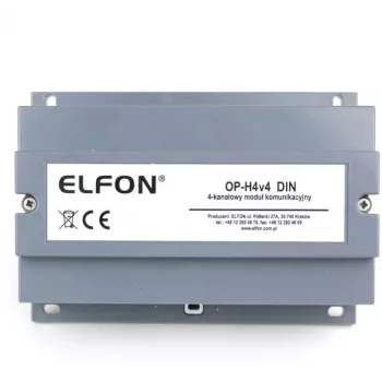 ELFON OP-H4v4 Módulo de comunicación DIN para portero automático digital Optima 255