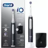 Oral-B iO White Clean cepillo de dientes eléctrico, negro/blanco con estuche de viaje