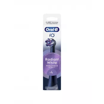 Oral-B iO Whitening Cabezales de cepillo pack de 4 (negro)