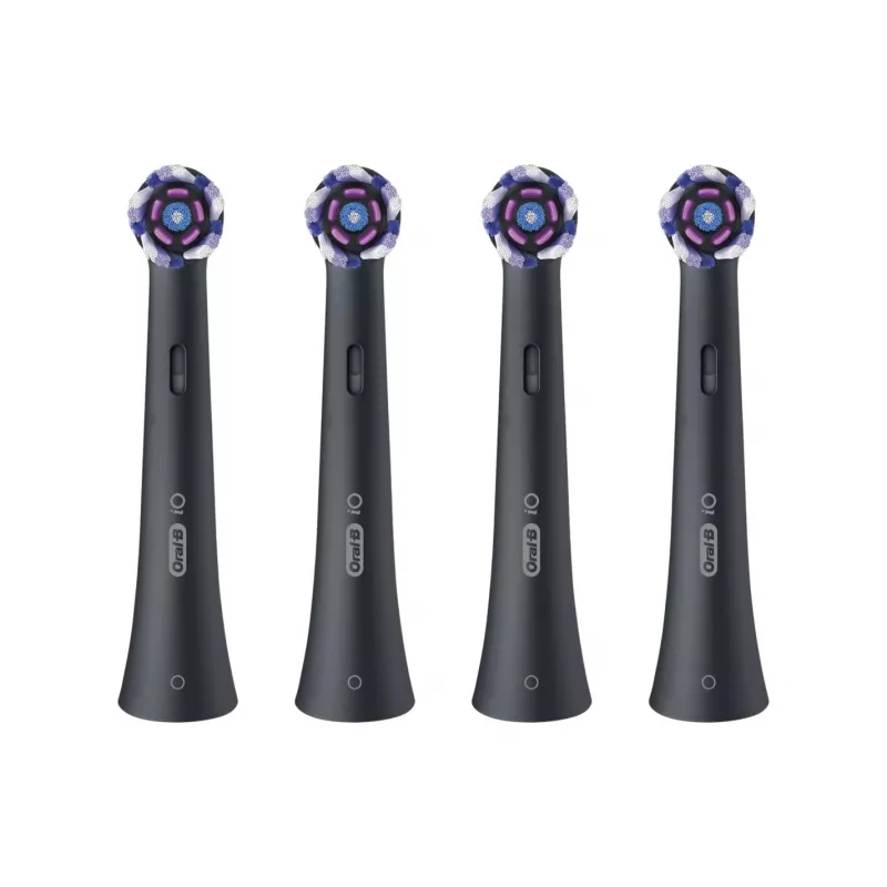 Oral-B iO Whitening Cabezales de cepillo pack de 4 (negro)