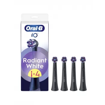 Oral-B iO Whitening Cabezales de cepillo pack de 4 (negro)