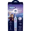 Oral-B Vitality PRO Kids Frozen cepillo de dientes eléctrico para niños, recargable, 2 modos, 1 cabezal de cepillo, azul