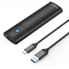 ORICO Carcasa SSD M.2 SATA USB-C 5Gbps negra PWM2-BK-EP