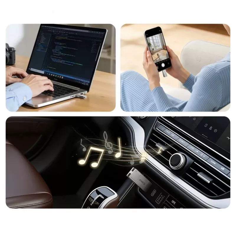 ORICO U301 Memoria USB USB-A USB-C USB 3.2 Gen 1 de 64GB - plateada