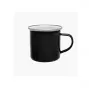 Origin Outdoors taza de esmalte 360ml negra