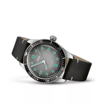 ORIS Aquis Date reloj automático para hombre de 40mm con esfera azul y brazalete de acero inoxidable 40530752089