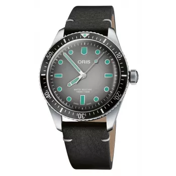 ORIS Aquis Date reloj automático para hombre de 40mm con esfera azul y brazalete de acero inoxidable 40530752089
