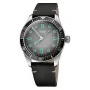 ORIS Aquis Date reloj automático para hombre de 40mm con esfera azul y brazalete de acero inoxidable 40530752089