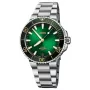 ORIS Aquis Date Calibre 400 reloj automático para hombre 41,50 mm esfera verde brazalete de acero inoxidable 41270782209PE