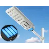 ORLLO Farola solar LED 400W con panel de 28W, sensor de movimiento y mando a distancia, 2713LM, 6500K