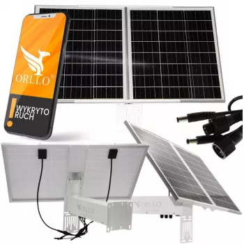 ORLLO SM6030 PRO Cargador solar portátil de 60W con 4 paneles monocristalinos plegables, USB-C PD 45W, USB-A QC3.0, salida DC para powerbanks, smartphones, portátiles