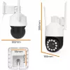 Cámara IP PTZ ORLLO TZ11 4K 8MP con Wi-Fi y 4G LTE, Tuya Smart, panorámica-inclinación, vigilancia exterior