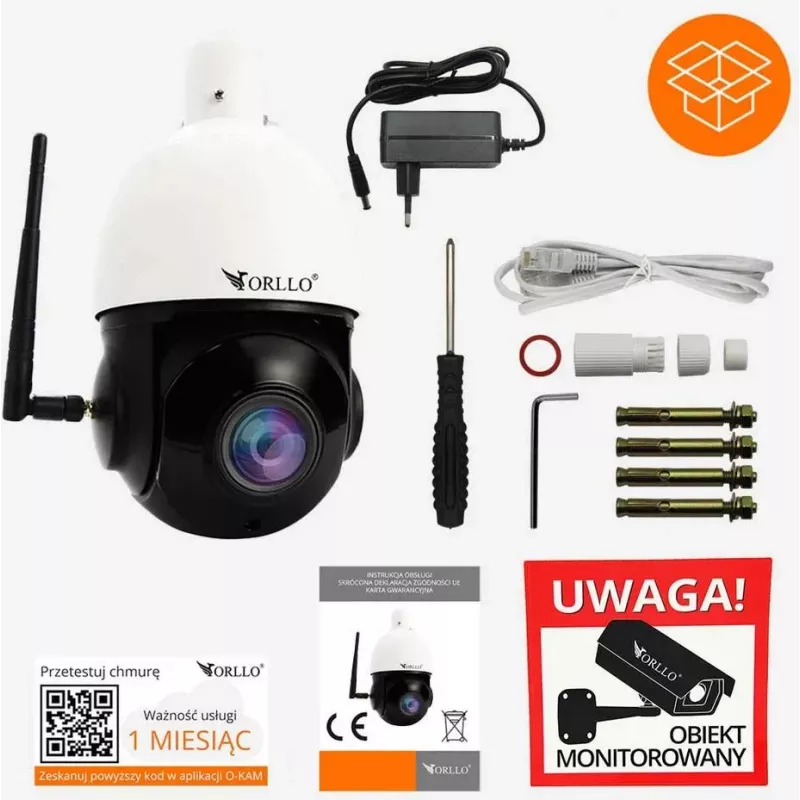 ORLLO Z10 cámara IP PTZ exterior WLAN 4MP 18x zoom