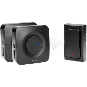 ORNO OR-DB-MT-165 timbre inalámbrico con 2 receptores, 36 melodías, 100 m de alcance, blanco