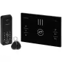 ORNO OR-DOM-BA-933/B Set de portero automático de audio, vivienda unifamiliar, 2 hilos, teclado, RFID, negro