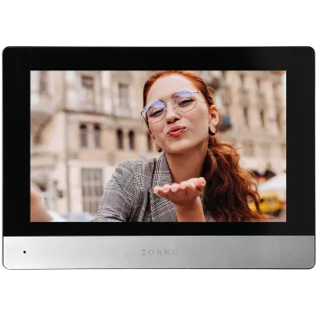 ORNO OR-VID-ME-1056FHD/B videoportero Wi-Fi 7 pulgadas con unidad exterior Full HD 1080p, negro