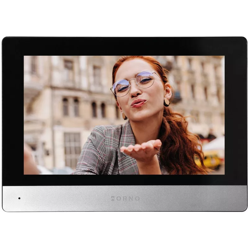 ORNO OR-VID-ME-1056FHD/B videoportero Wi-Fi 7 pulgadas con unidad exterior Full HD 1080p, negro