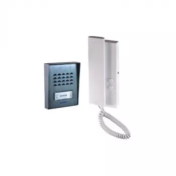 ORNO Kit de portero automático con audio para vivienda unifamiliar, 2 hilos, SAGITTA (OR-DOM-SG-918)